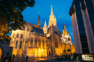 The North Facade of Matthias Church in Fisherman's Bastion
