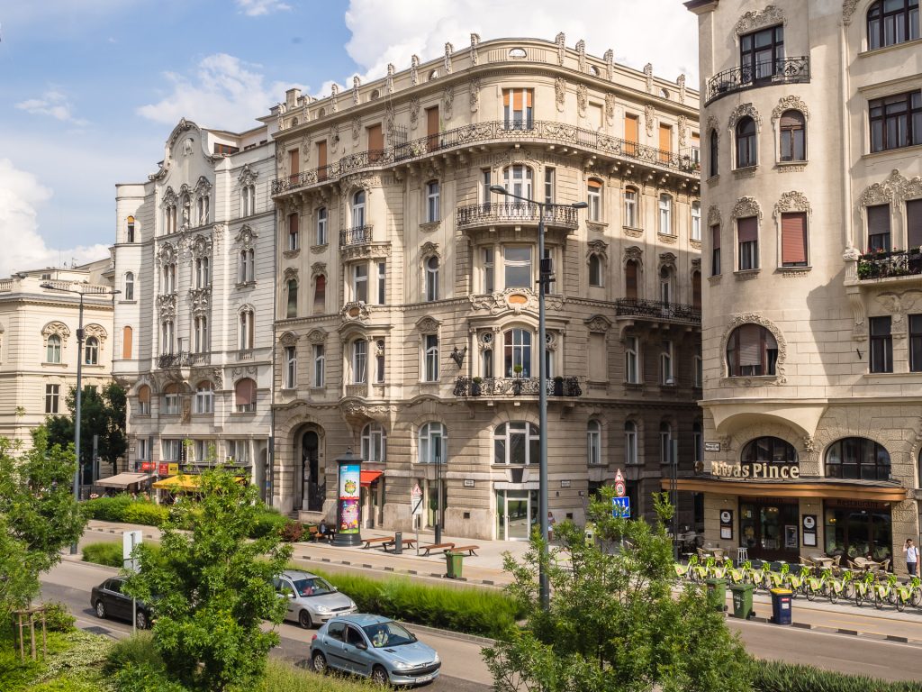 Belle Époque Apartment Buildings in Budapest