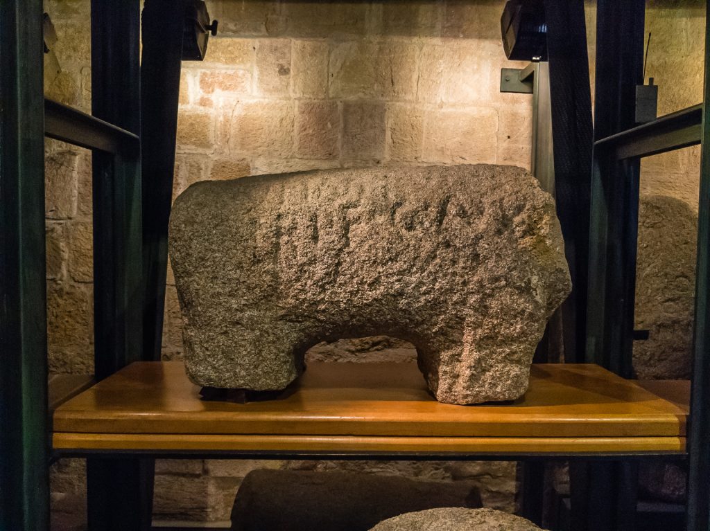 Verraco in the Museo de Ávila in Iglesia de Santo Tomé el Viej