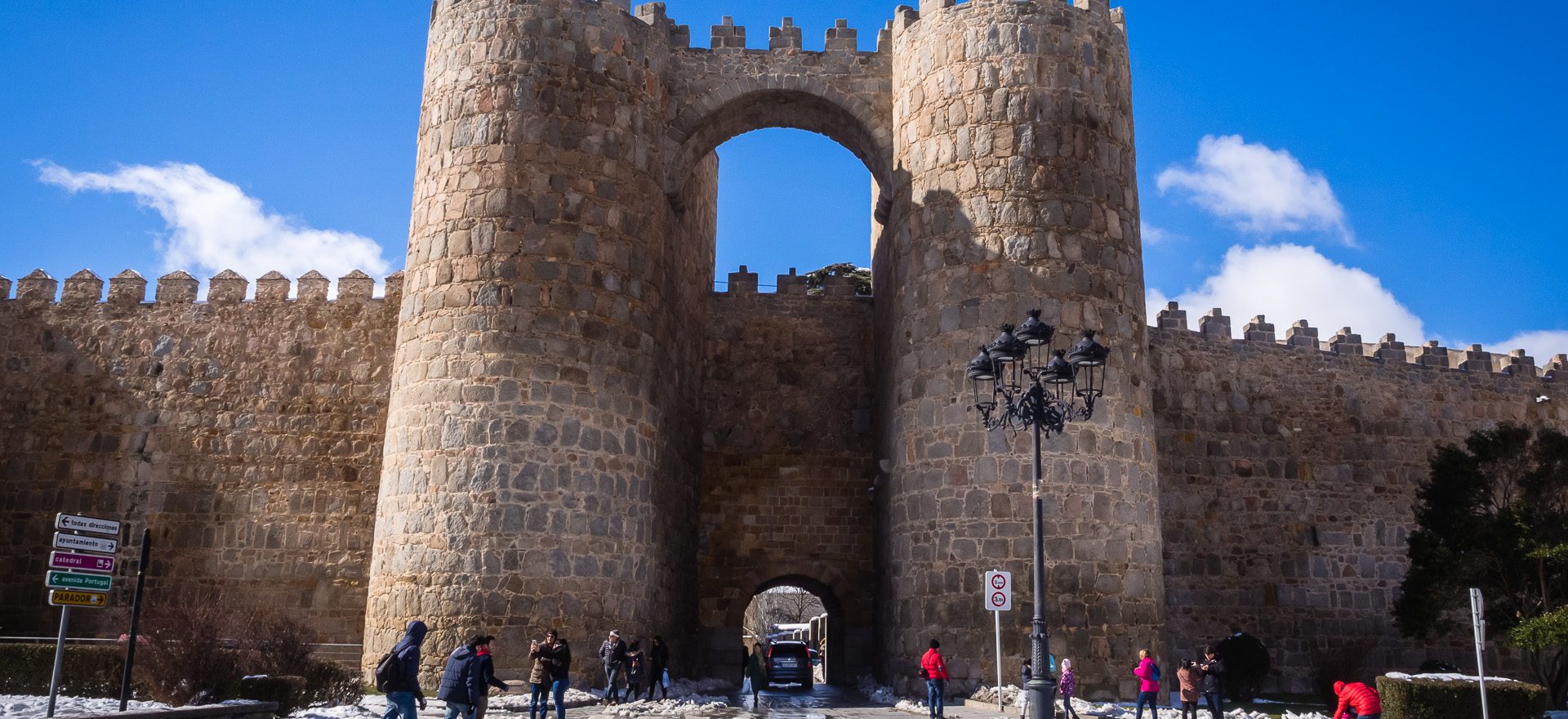 Puerta de San Vicente in the Ávila City Walls