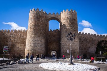 Puerta de San Vicente in the Ávila City Walls