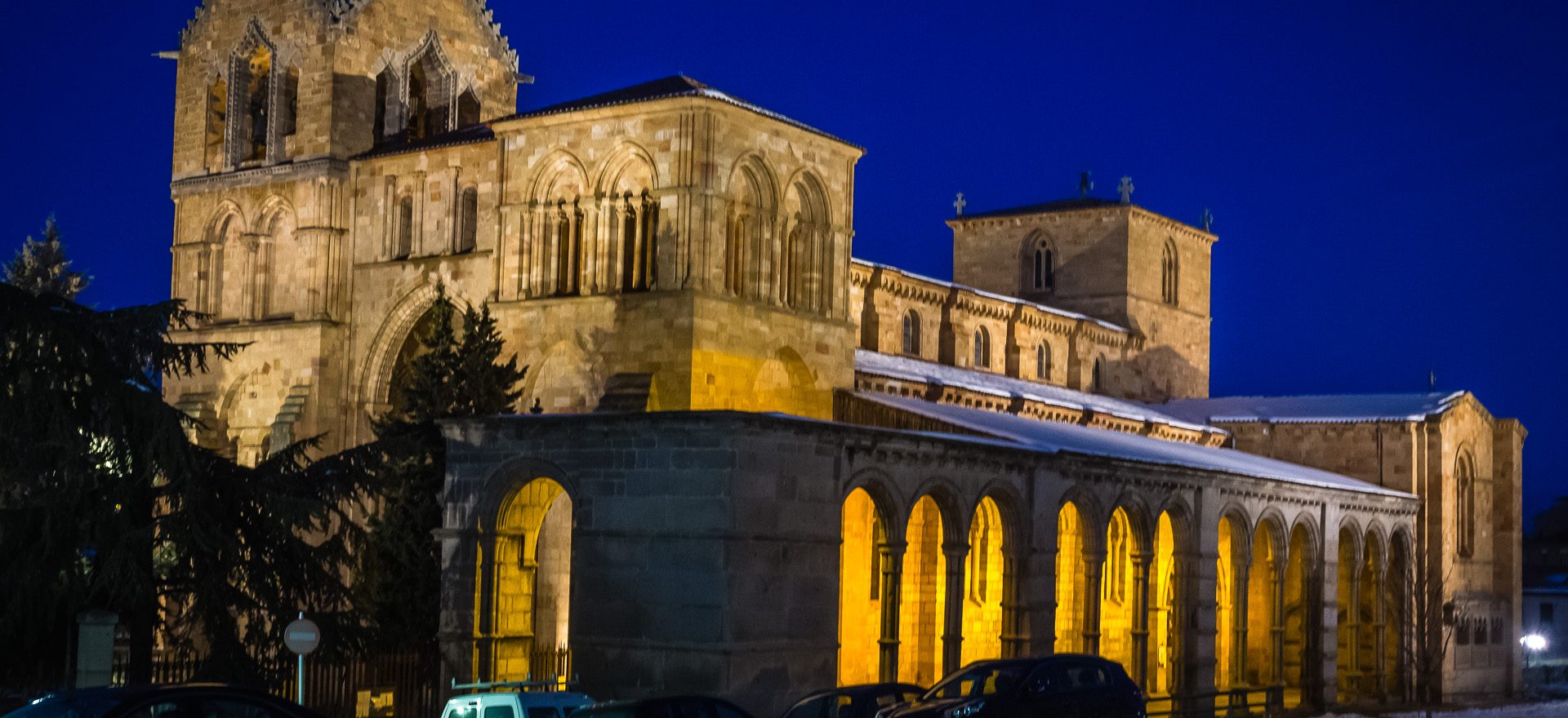 Western Facade and Southern Arcade of San Vicente de Ávila (Bas