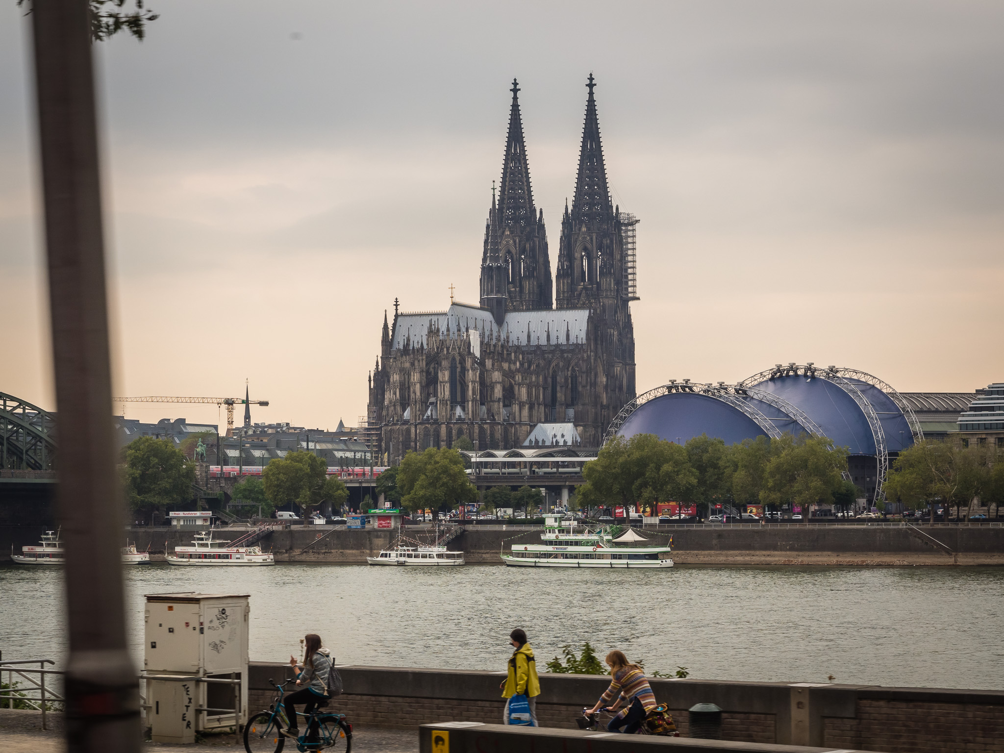 Cologne Cathedral from the Top of a Bus