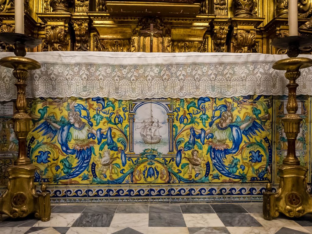 Altar in Chapel of Our Lady of Victory in Triana's Iglesia de Santa Ana