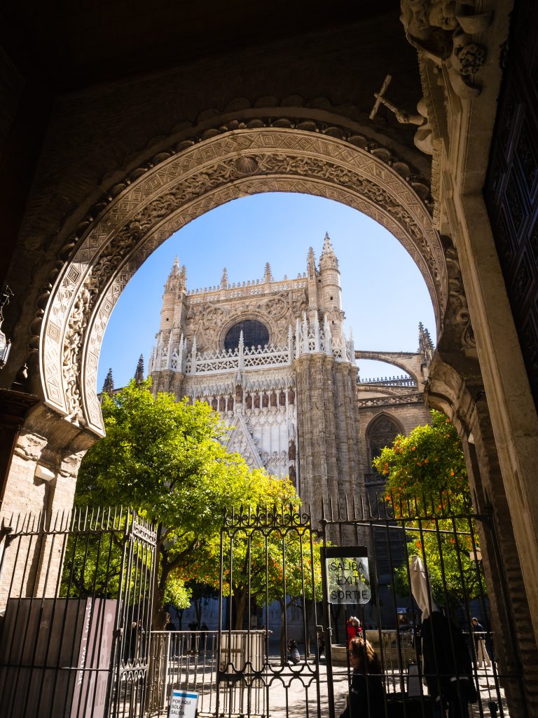 North Facade of the Cathedral Seen through the Door of Forgiveness