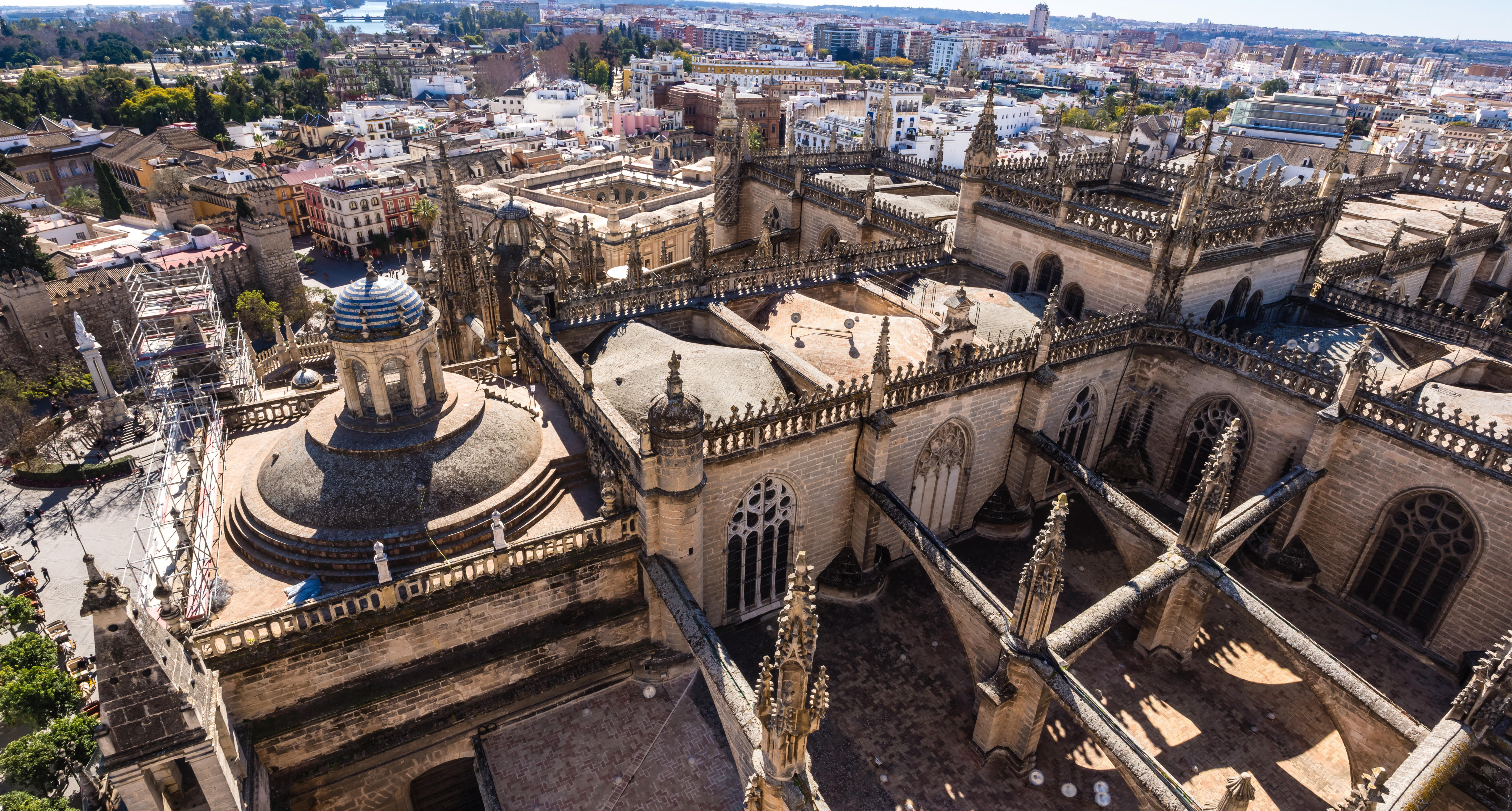 East End of the Catherdral with Dome Over the Royal Chapel